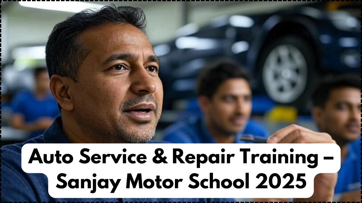 Auto Service & Repair Training – Sanjay Motor School 2025