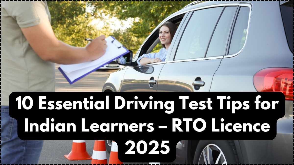 10 Essential Driving Test Tips for Indian Learners – RTO Licence 2025