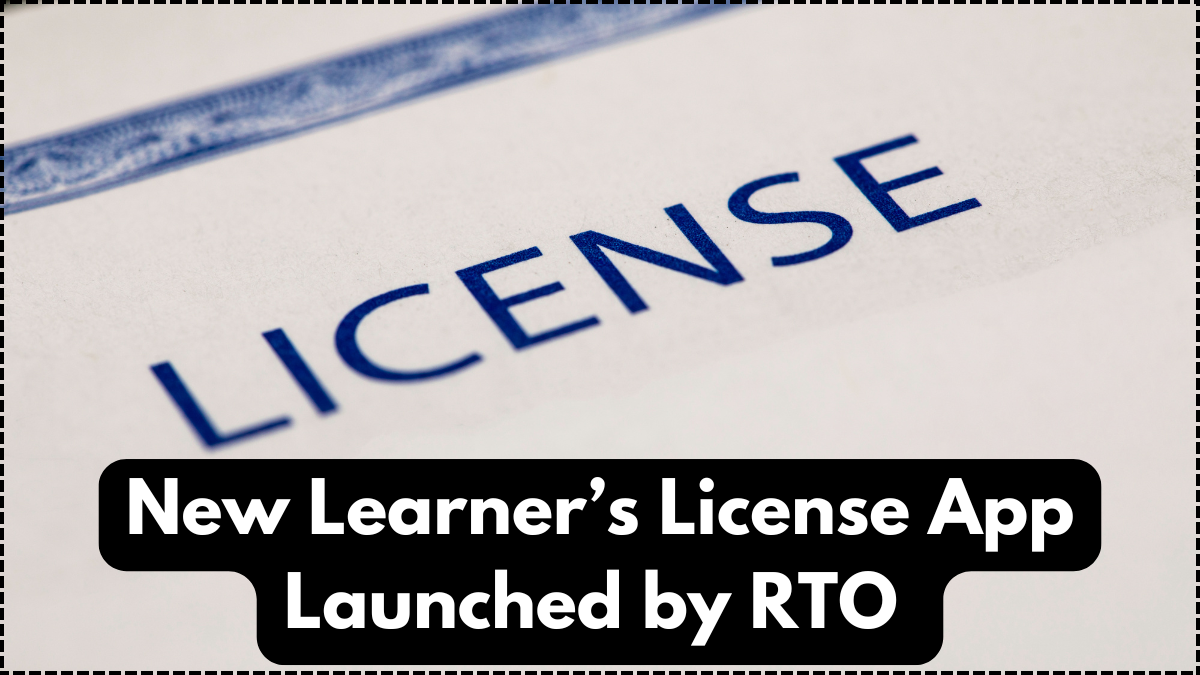 New Learner’s License App Launched by RTO – Book Tests, Practice Questions & Track Status in 2025