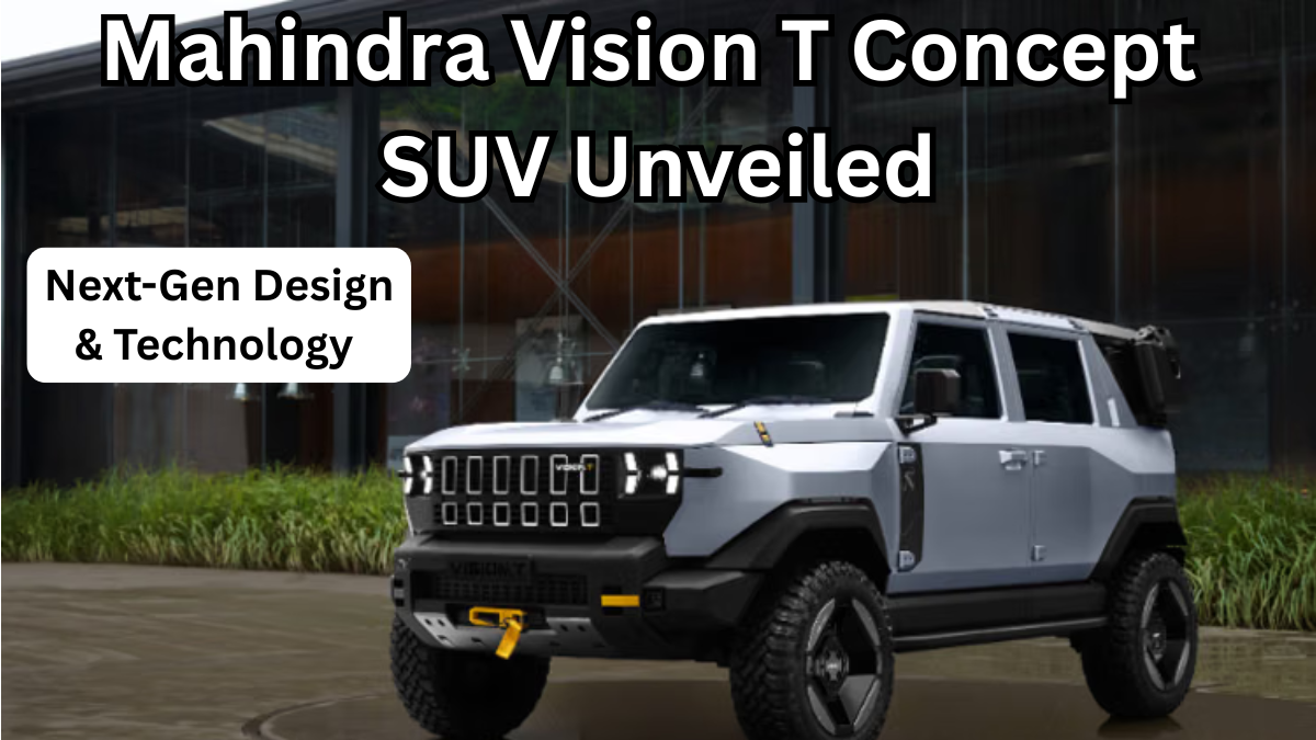 Mahindra Vision T Concept SUV Unveiled – Next-Gen Design & Technology