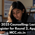 NEET UG 2025 Counselling: Last Chance to Register for Round 2, Apply at MCC.nic.in