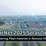 BharatNet 2025 Solar Towers – Powering Fiber Internet in Remote Hills