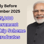 ₹15,000 Government Internship Scheme for Graduates – Apply Before September 2025