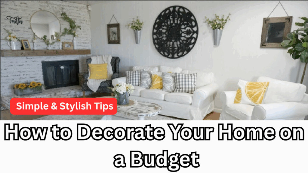 How to Decorate Your Home on a Budget: Simple & Stylish Tips