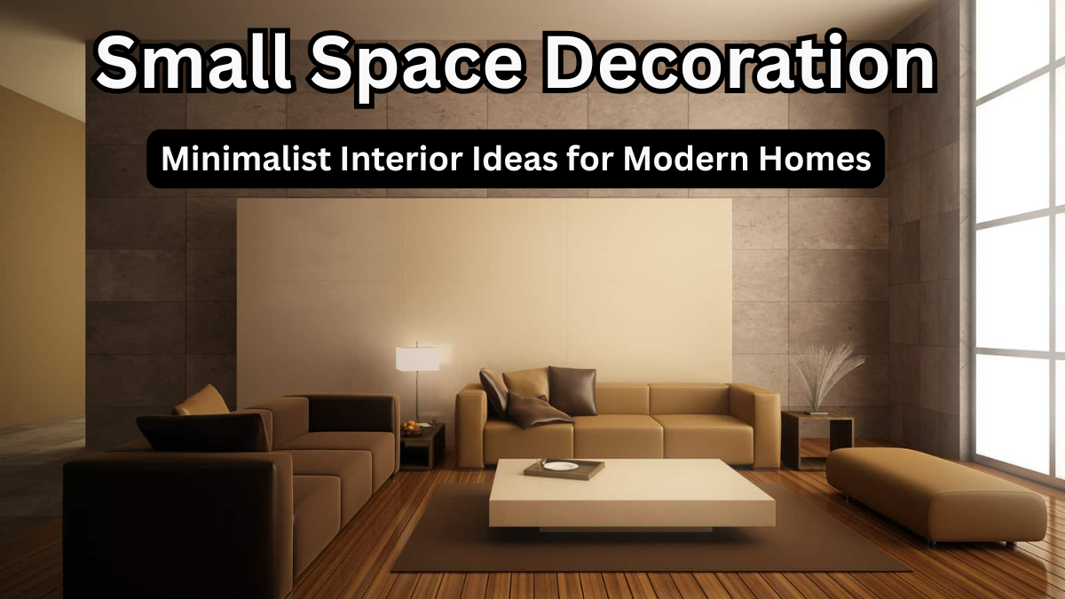 Small Space Decoration: Minimalist Interior Ideas for Modern Homes