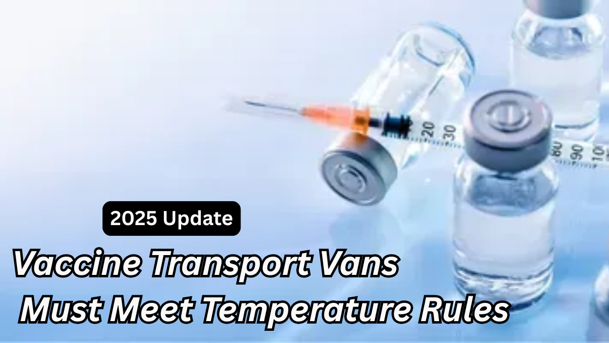 Vaccine Transport Vans Must Meet Temperature Rules – 2025 Update