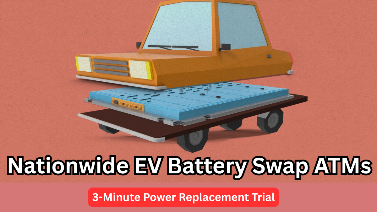 Nationwide EV Battery Swap ATMs 2025 – 3-Minute Power Replacement Trial