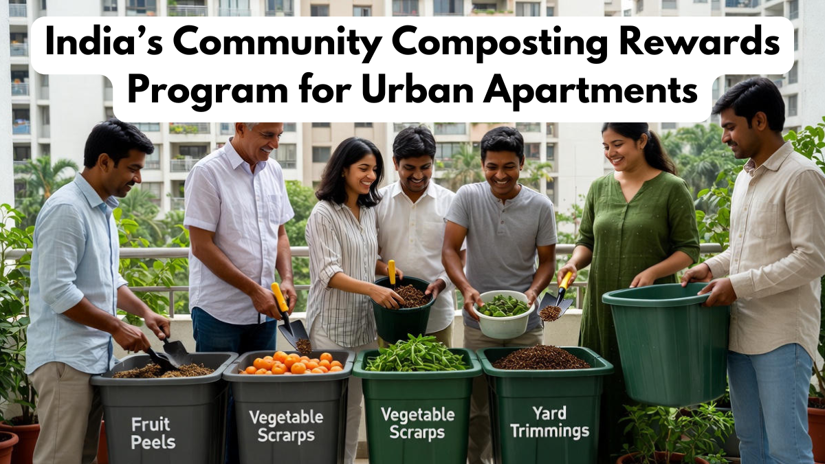 India’s Community Composting Rewards Program for Urban Apartments