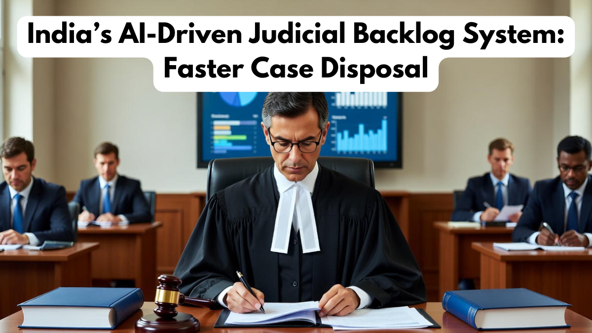 India’s AI-Driven Judicial Backlog System: Faster Case Disposal