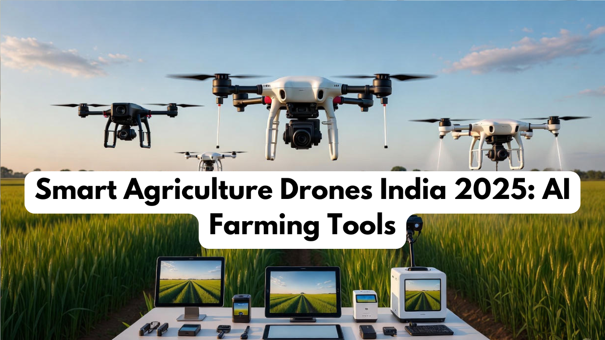 Smart Agriculture Drones India 2025: AI Farming Tools