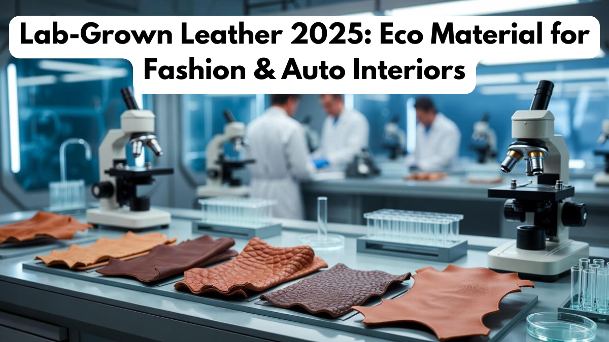 Lab-Grown Leather 2025: Eco Material for Fashion & Auto Interiors