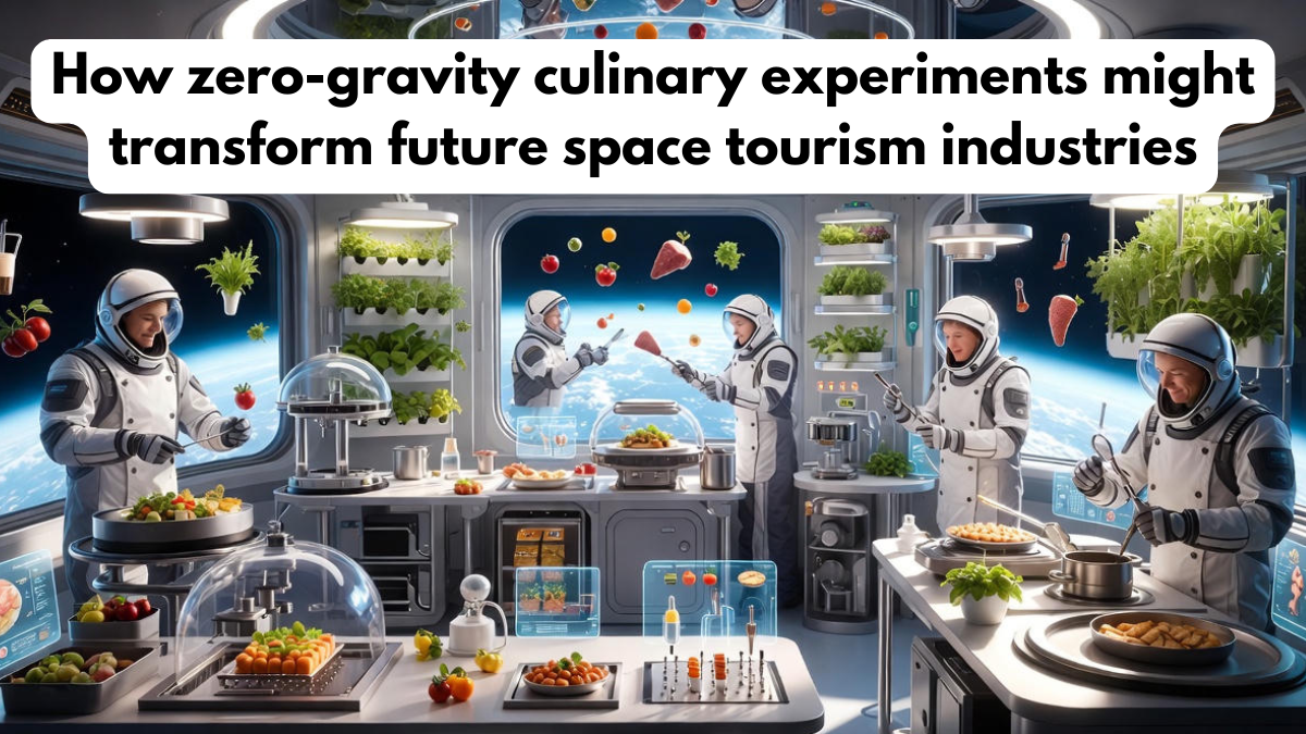 How zero-gravity culinary experiments might transform future space tourism industries