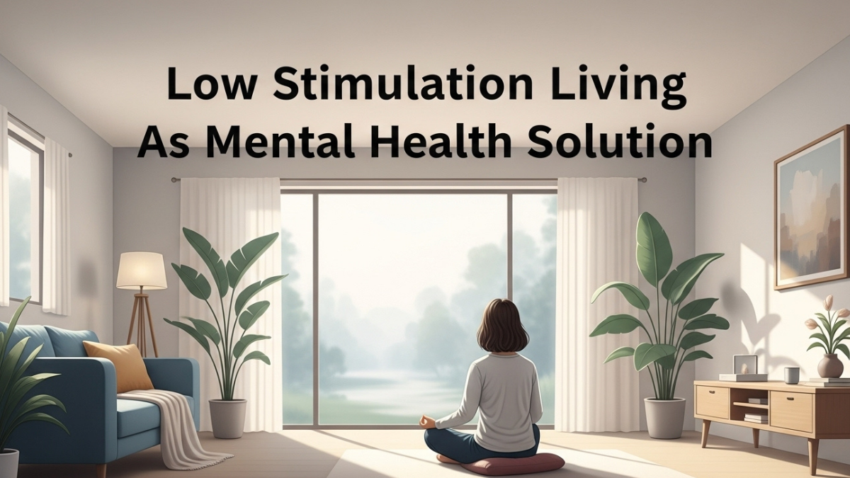 Low Stimulation Living As Mental Health Solution