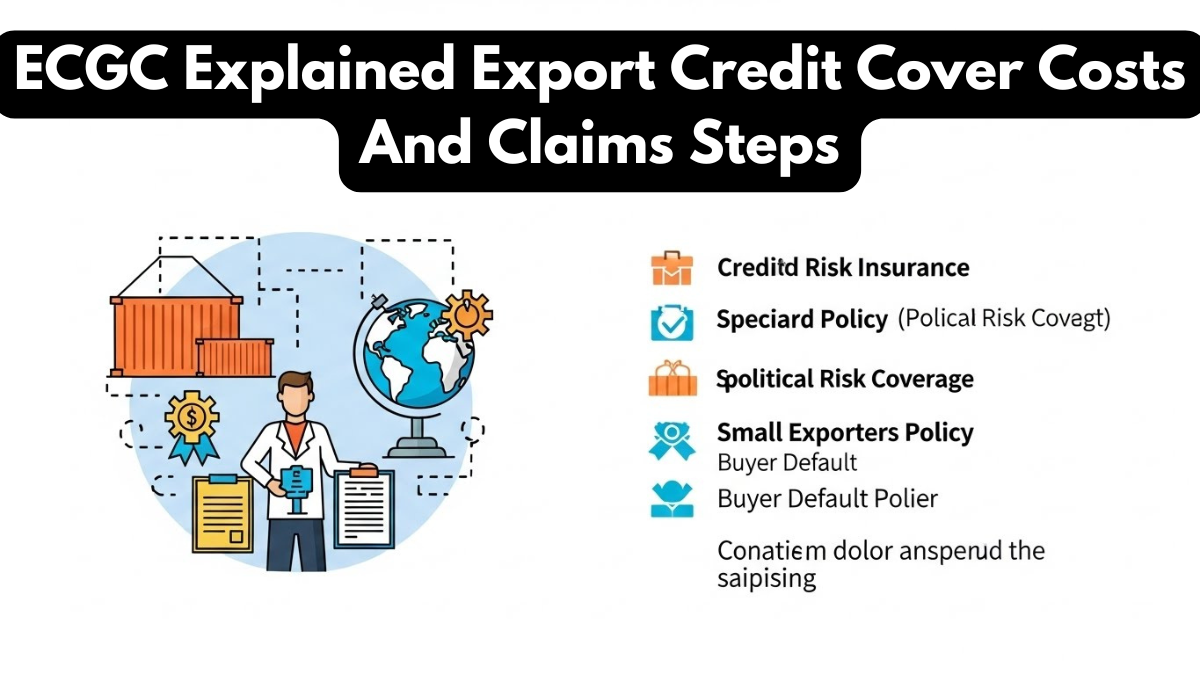 ECGC Explained Export Credit Cover Costs And Claims Steps