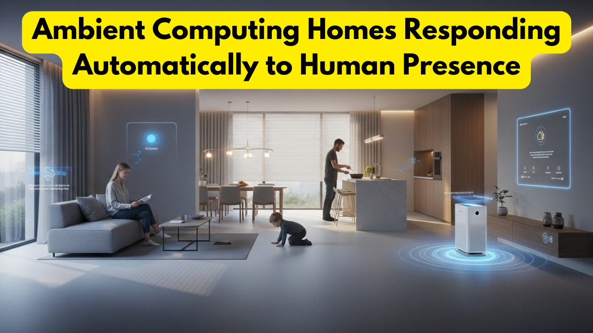 Ambient Computing Homes Responding Automatically to Human Presence