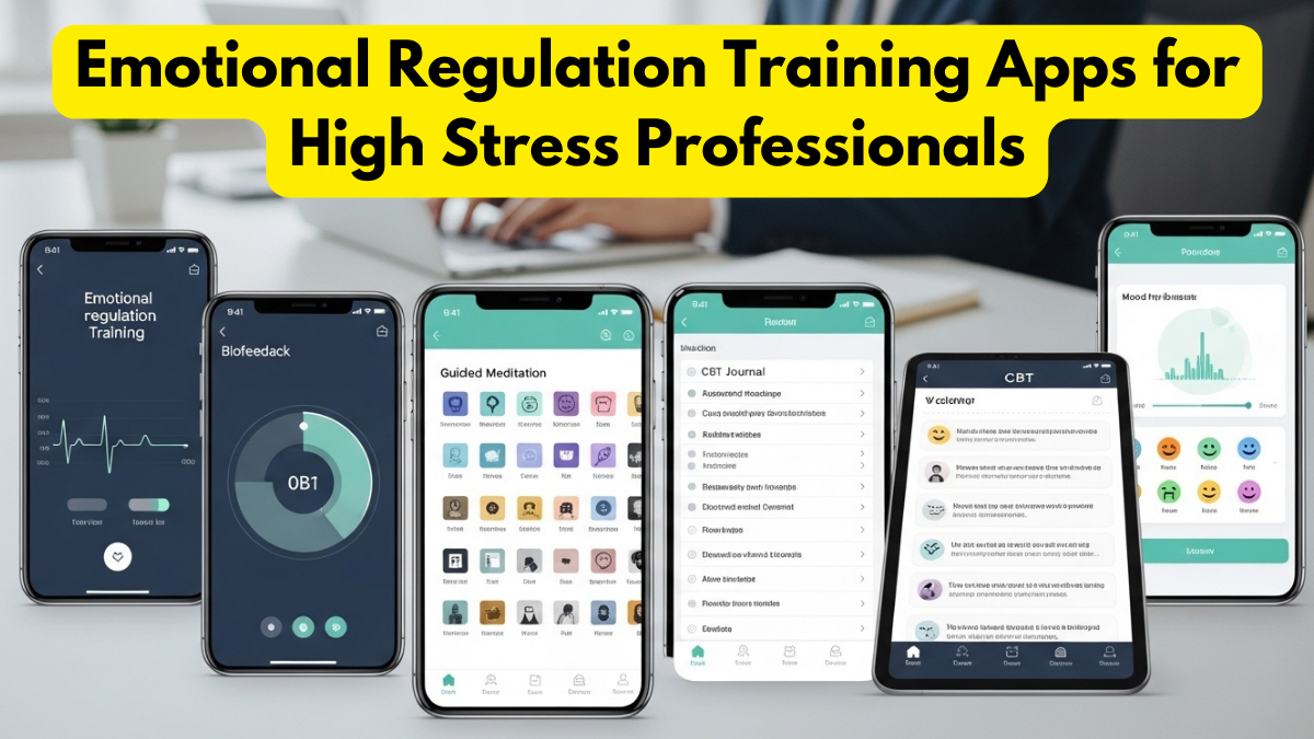 Emotional Regulation Training Apps for High Stress Professionals