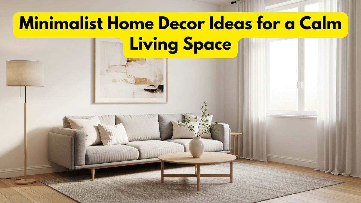 Minimalist Home Decor Ideas for a Calm Living Space