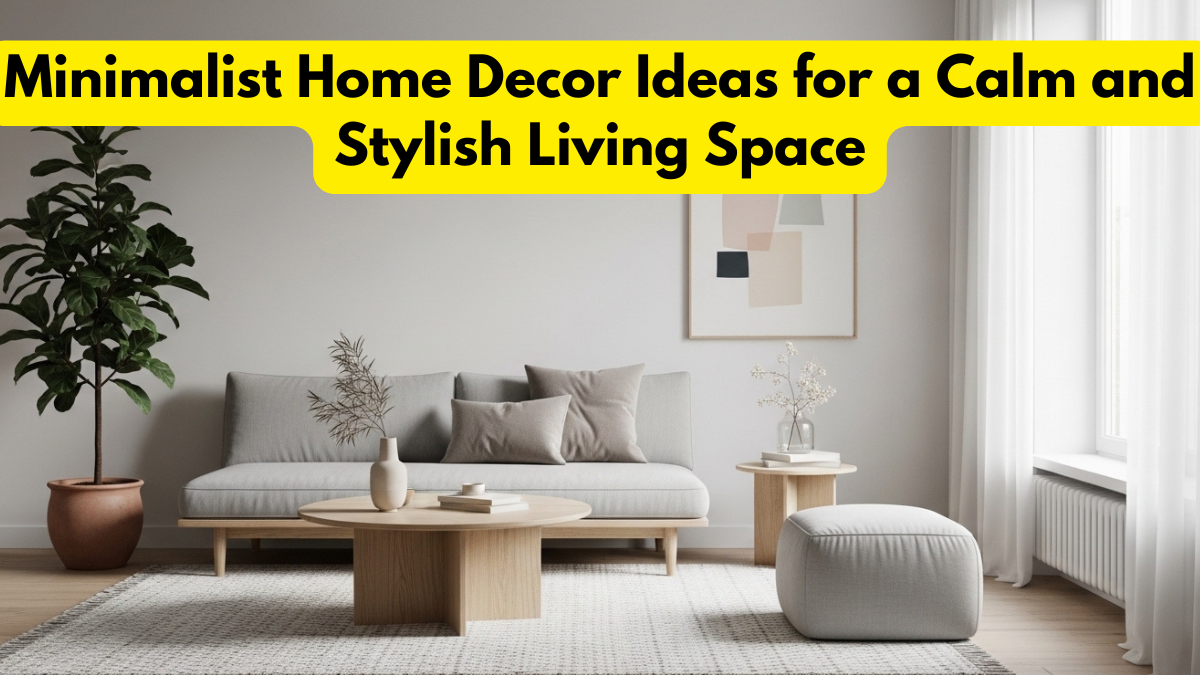 Minimalist Home Decor Ideas for a Calm and Stylish Living Space