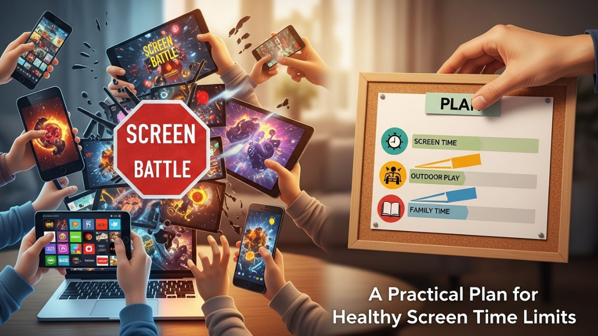 Stop the Screen Battle: A Practical Plan for Healthy Screen Time Limits