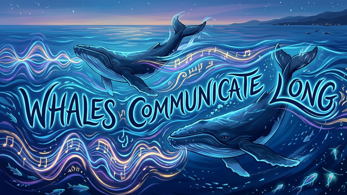 Why Whales Communicate Long Distances